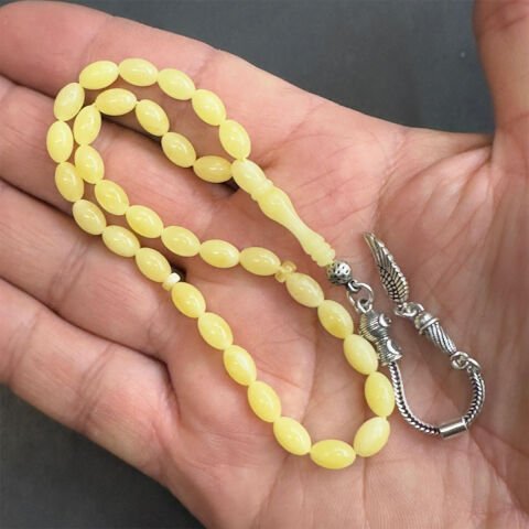 Kaliningrad Damla Kehribar Beyzi Tespih 5*8 (mm)