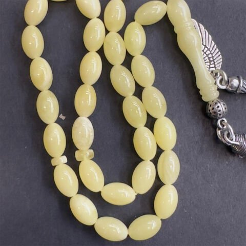 Kaliningrad Damla Kehribar Beyzi Tespih 5*8 (mm)