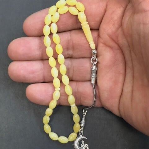 Kaliningrad Damla Kehribar Beyzi Tespih 5*8 (mm)