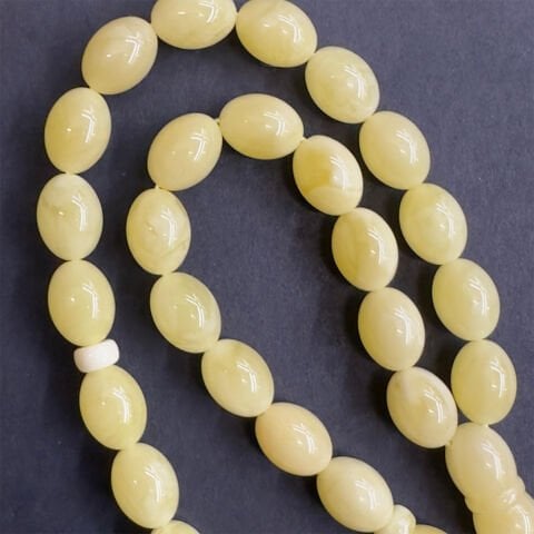 Kaliningrad Damla Kehribar Badem Tespih 6,5*8,5 (mm)