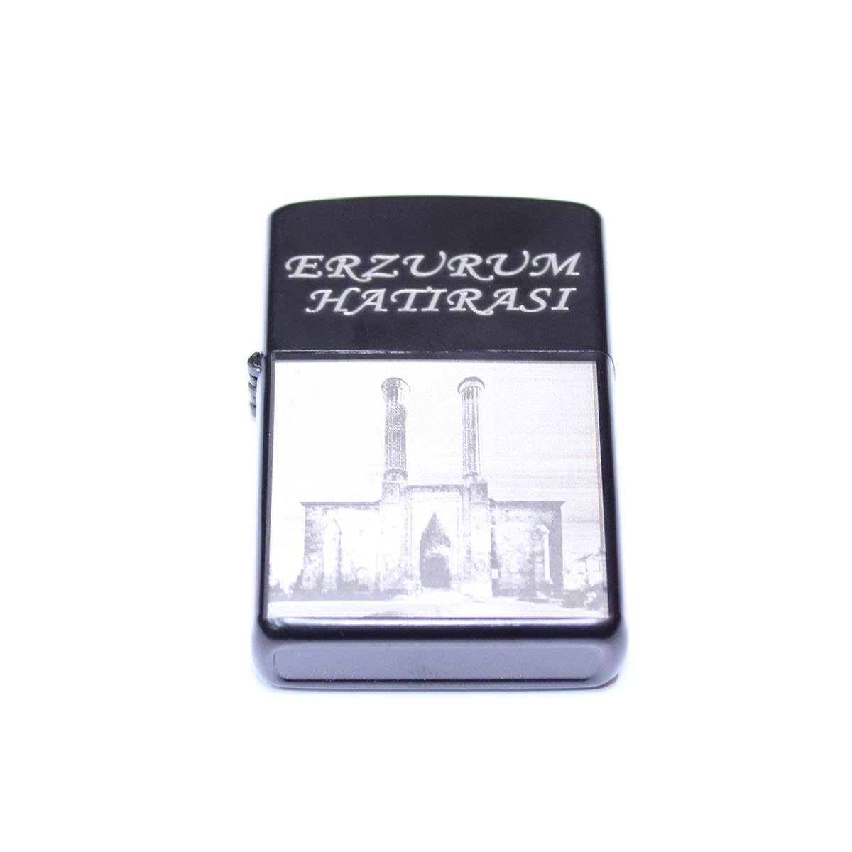 Erzurum Çifte Minare Medrese Baskılı Zippo Çakmak