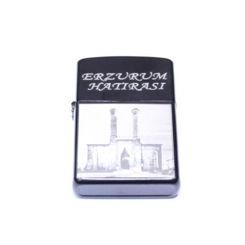 Erzurum Çifte Minare Medrese Baskılı Zippo Çakmak