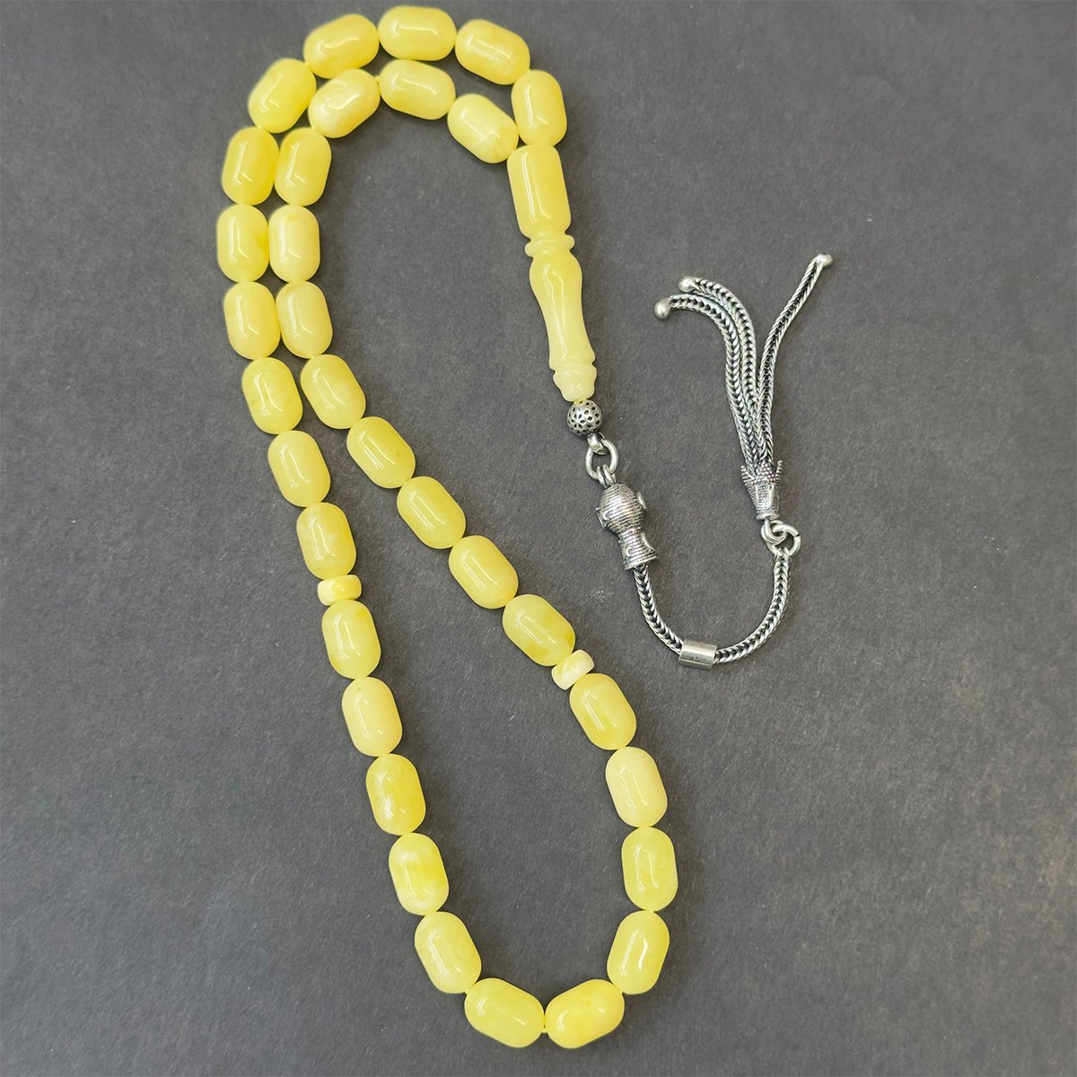 Kaliningrad Damla Kehribar Kapsül Tespih 6*9,5 (mm)