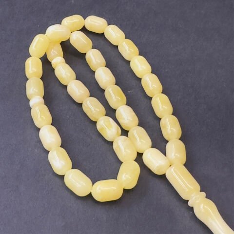 Kaliningrad Damla Kehribar Kapsül Tespih 6*9,5 (mm)