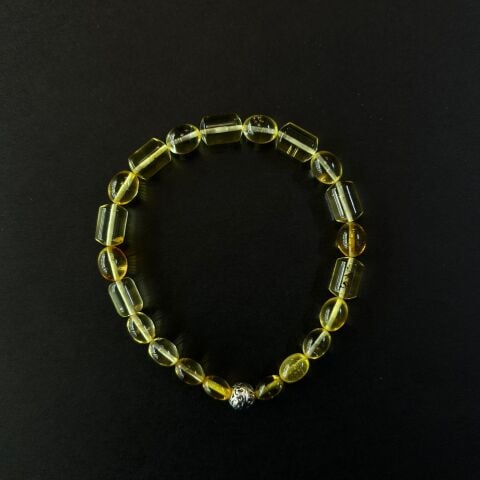 Şeffaf Kaliningrad Damla Kehribar Bileklik 6 (gr)