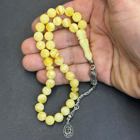 Kaliningrad Damla Kehribar Küre Tespih 8,5 (mm)