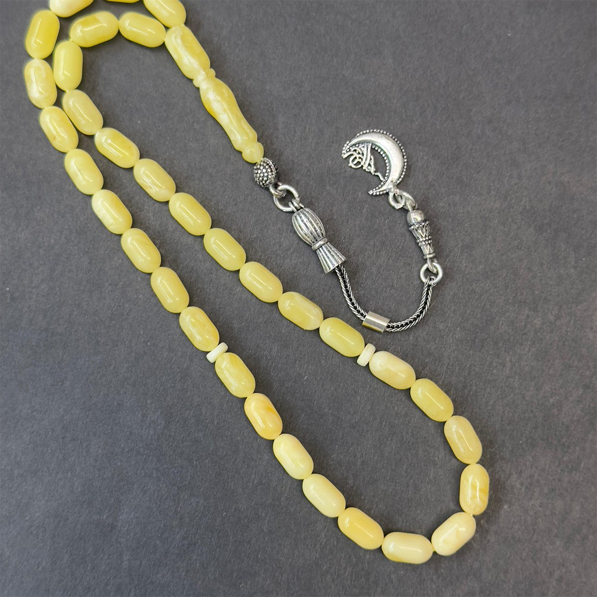 Kaliningrad Damla Kehribar Kapsül Tespih 5*9 (mm)