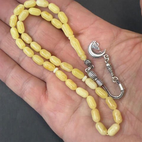 Kaliningrad Damla Kehribar Kapsül Tespih 5*9 (mm)