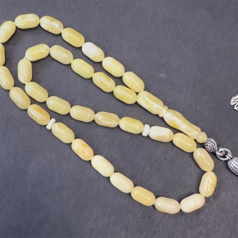 Kaliningrad Damla Kehribar Kapsül Tespih 5*9 (mm)