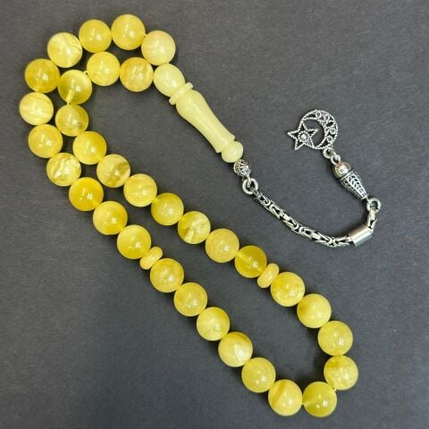 Kaliningrad Damla Kehribar Küre Tespih 9 (mm)