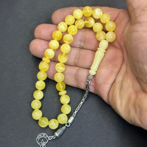 Kaliningrad Damla Kehribar Küre Tespih 9 (mm)