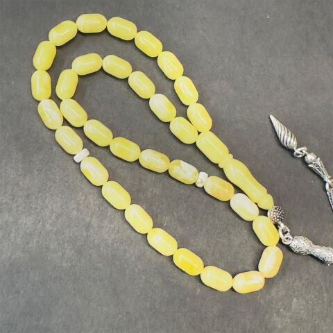 Kaliningrad Damla Kehribar Kapsül Tespih 5*9 (mm)-1