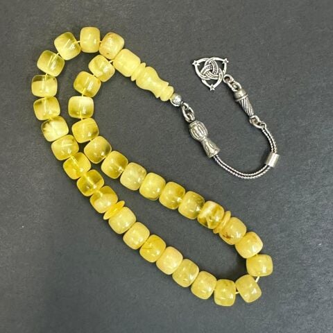 Kaliningrad Damla Kehribar Tespih 8*6 (mm)