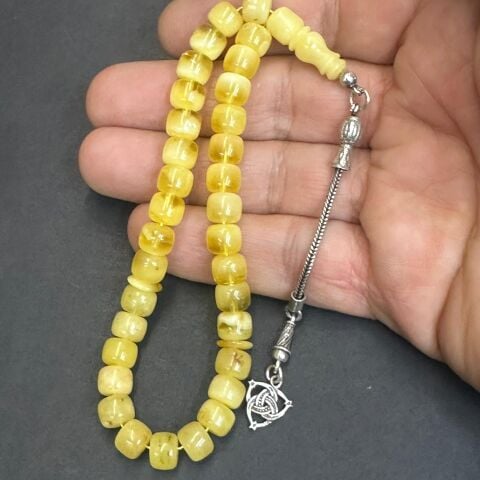 Kaliningrad Damla Kehribar Tespih 8*6 (mm)