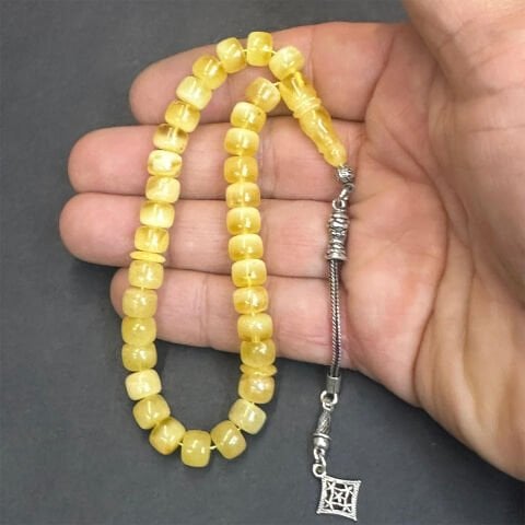 Kaliningrad Damla Kehribar Tespih 7,5*6 (mm)