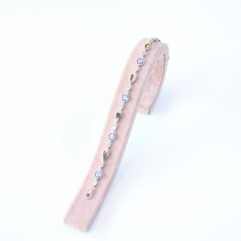 Zirkon Taşlı Gümüş Bileklik