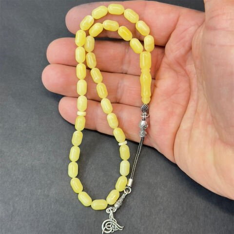 Kaliningrad Damla Kehribar Kapsül Tespih 5*9 (mm)-3