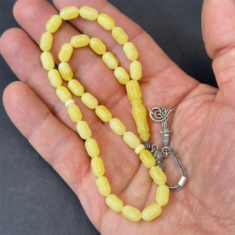 Kaliningrad Damla Kehribar Kapsül Tespih 5*9 (mm)-3