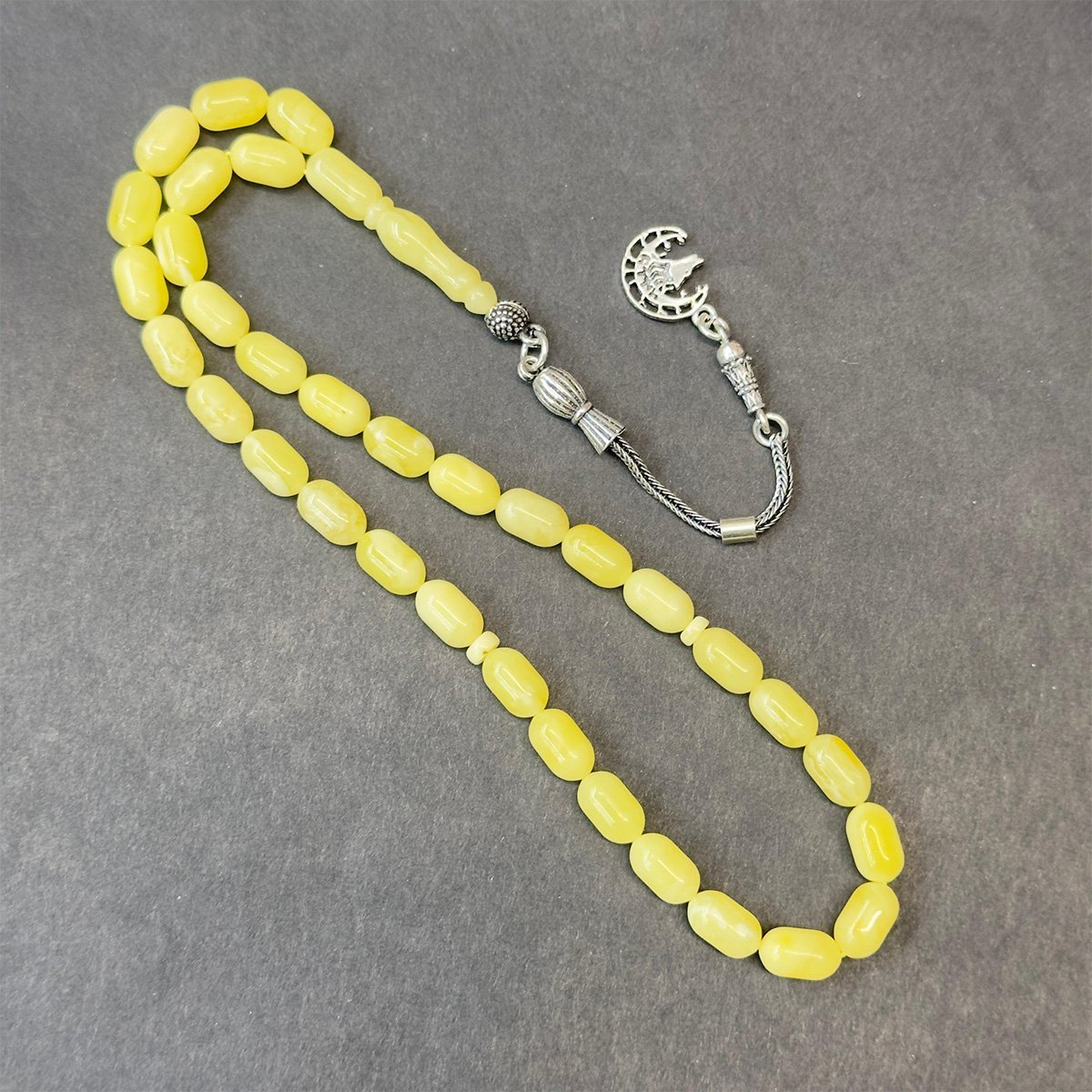 Kaliningrad Damla Kehribar Kapsül Tespih 5*9 (mm)-4