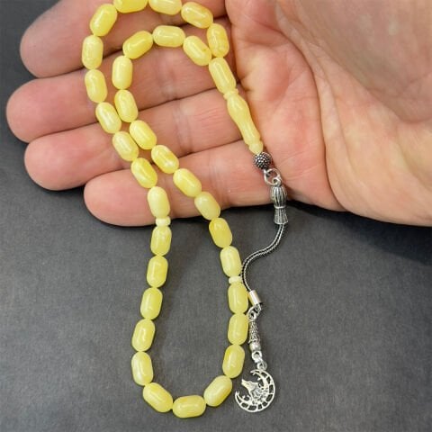 Kaliningrad Damla Kehribar Kapsül Tespih 5*9 (mm)-4