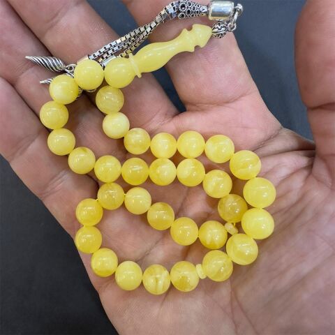 Kaliningrad Damla Kehribar Küre Model Tespih 8,5 (mm)