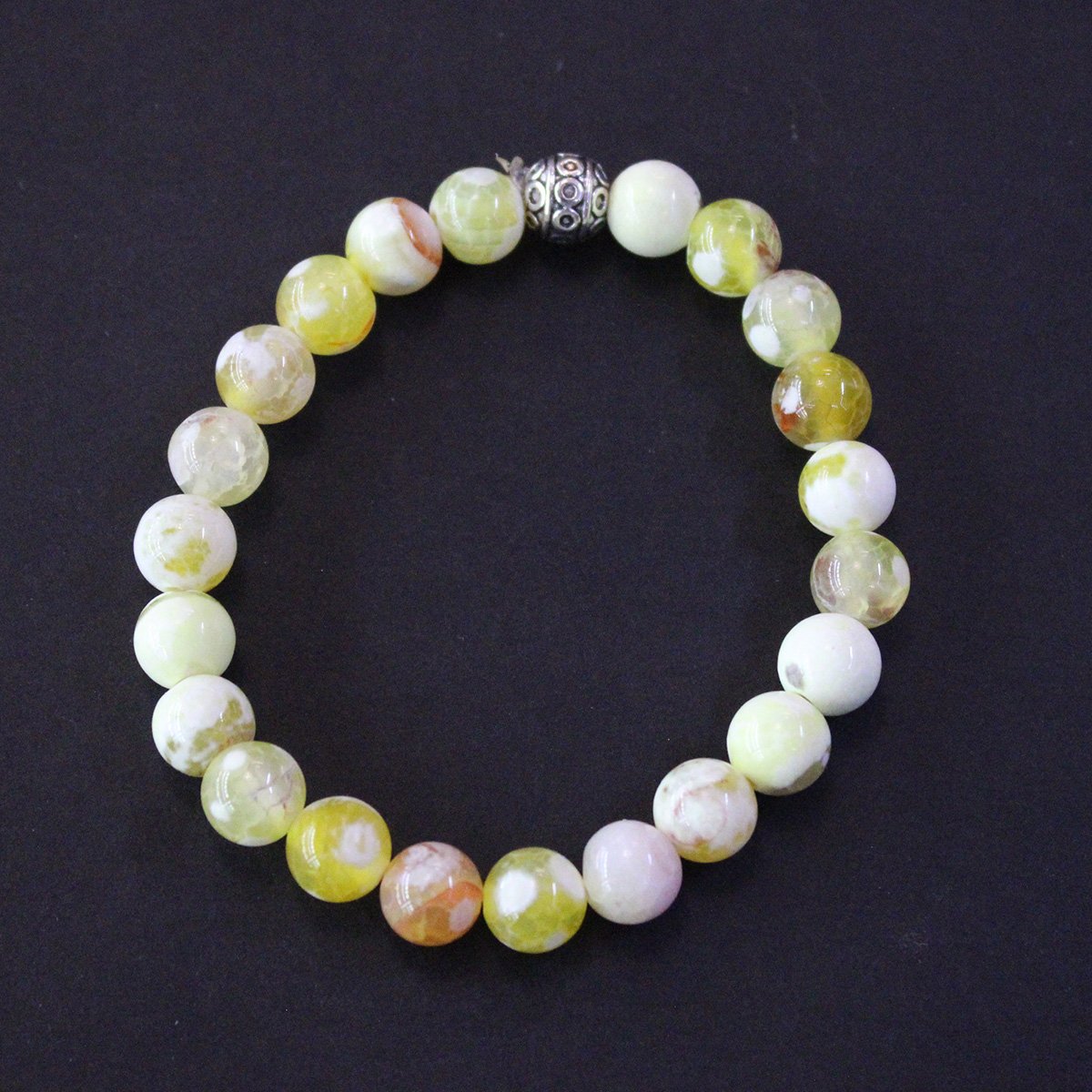 Sarı Akik Doğal Taş Bileklik