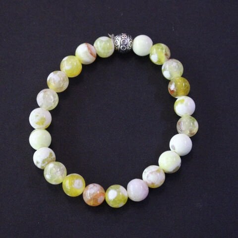 Sarı Akik Doğal Taş Bileklik