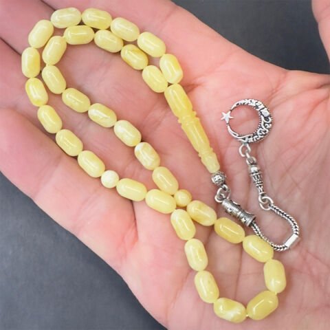 Kaliningrad Damla Kehribar Kapsül Tespih 5*9 (mm)-5