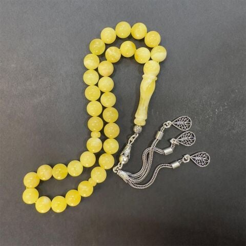 Akça Kaliningrad Damla Kehribar Küre Model Tespih 8 (mm)