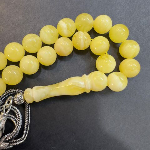 Akça Kaliningrad Damla Kehribar Küre Model Tespih 8 (mm)