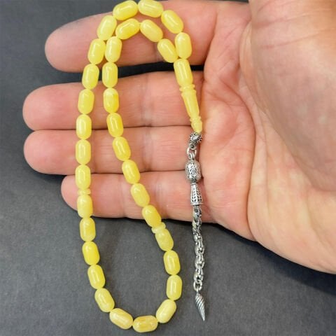 Kaliningrad Damla Kehribar Kapsül Tespih 5*9 (mm)-6