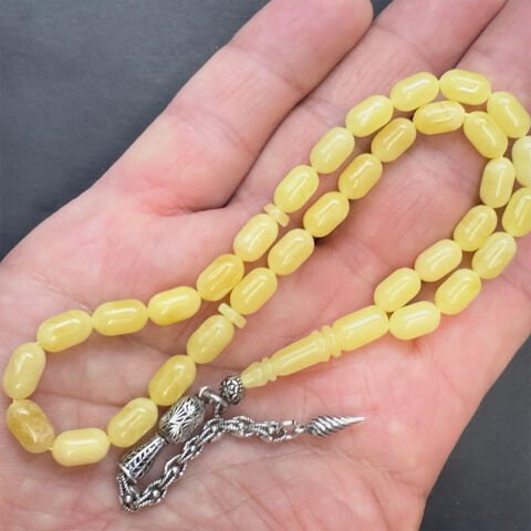 Kaliningrad Damla Kehribar Kapsül Tespih 5*9 (mm)-6