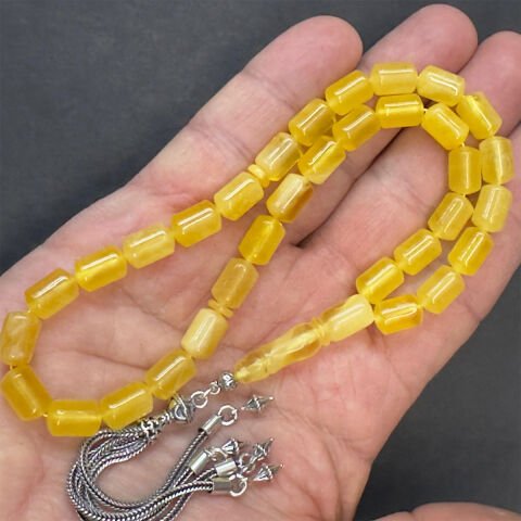 Kaliningrad Damla Kehribar Kapsül Tespih 7*10,5 (mm)