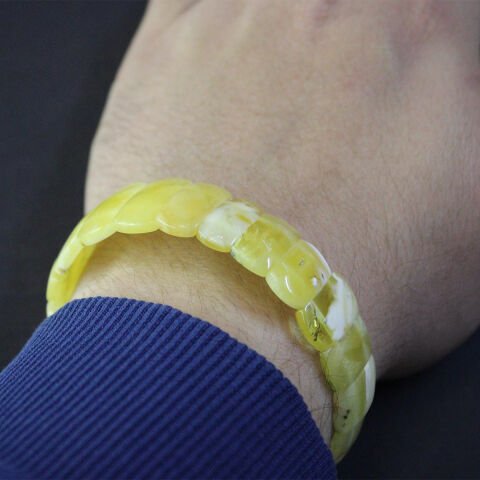 Kaliningrad Damla Kehribar Mat Rolex Bileklik 11 (gr)