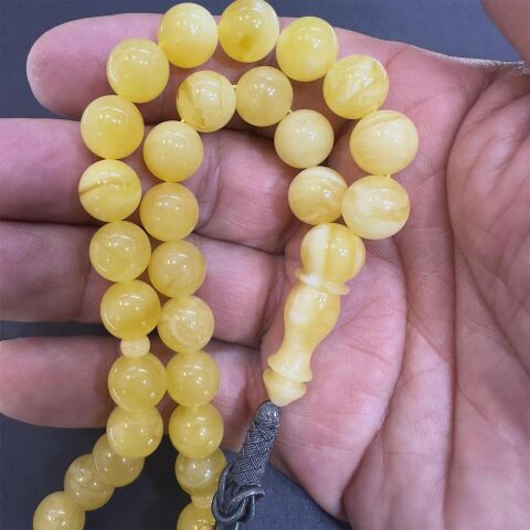 Akça Kaliningrad Damla Kehribar Tespih 10 (mm)