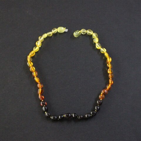 Renk Geçişli Ukrayna Damla Kehribar Bebek Kolye 6 (gr)