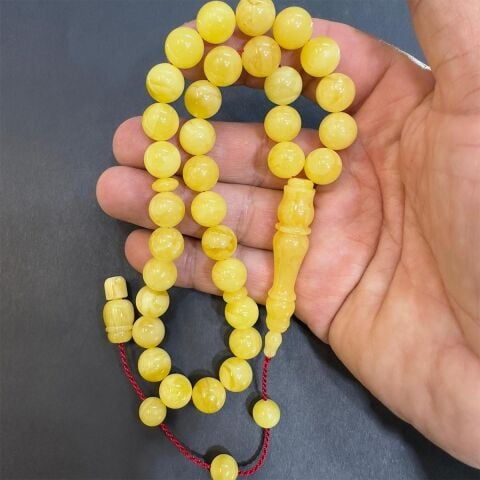 Sistemli Akça Kaliningrad Damla Kehribar Tespih 10,5 (mm)