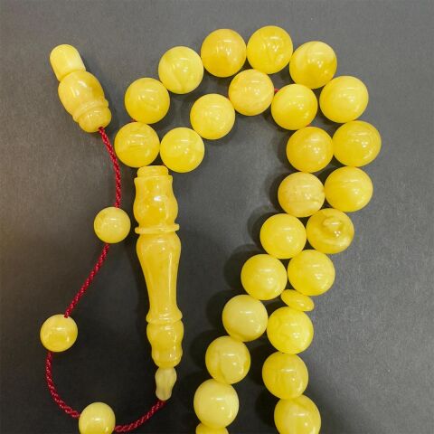 Sistemli Akça Kaliningrad Damla Kehribar Tespih 10,5 (mm)