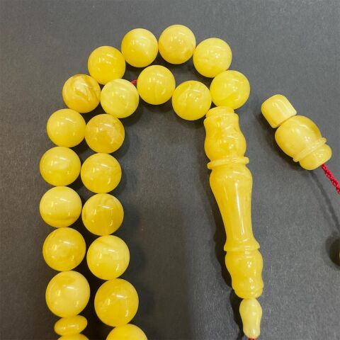 Sistemli Akça Kaliningrad Damla Kehribar Tespih 10,5 (mm)