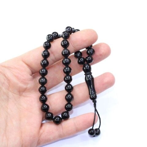 Oltu Taşı Tespih İstanbul Kesim 8,5 (mm)