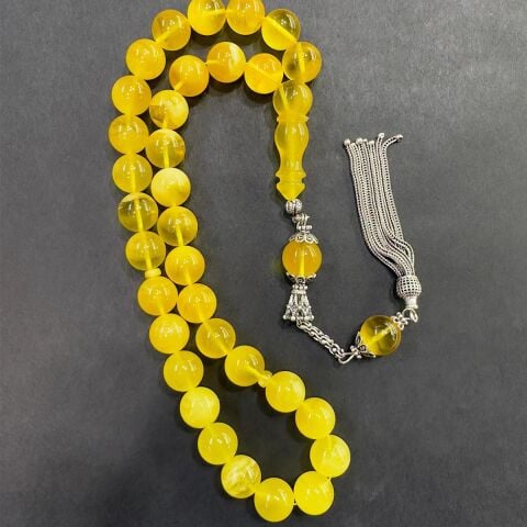 Yarım Ay Kaliningrad Damla Kehribar Tespih 12 (mm)