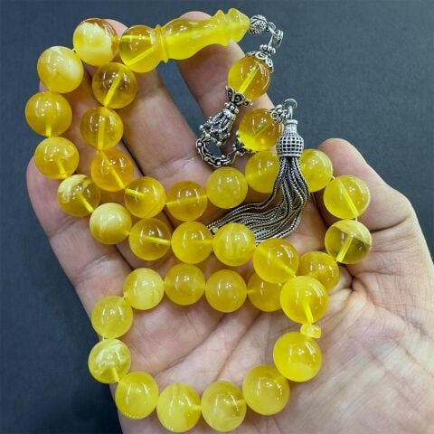 Yarım Ay Kaliningrad Damla Kehribar Tespih 12 (mm)