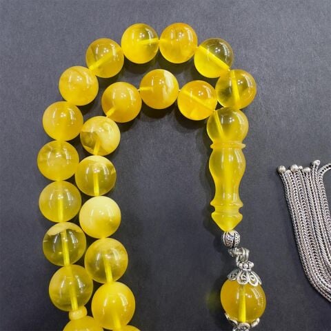 Yarım Ay Kaliningrad Damla Kehribar Tespih 12 (mm)