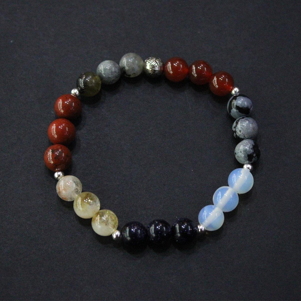 Burç Taşları Aslan Çakra Bileklik