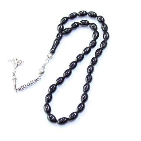 Oltu Taşı Tespih Beyzi  Kesim 6*10 (mm)