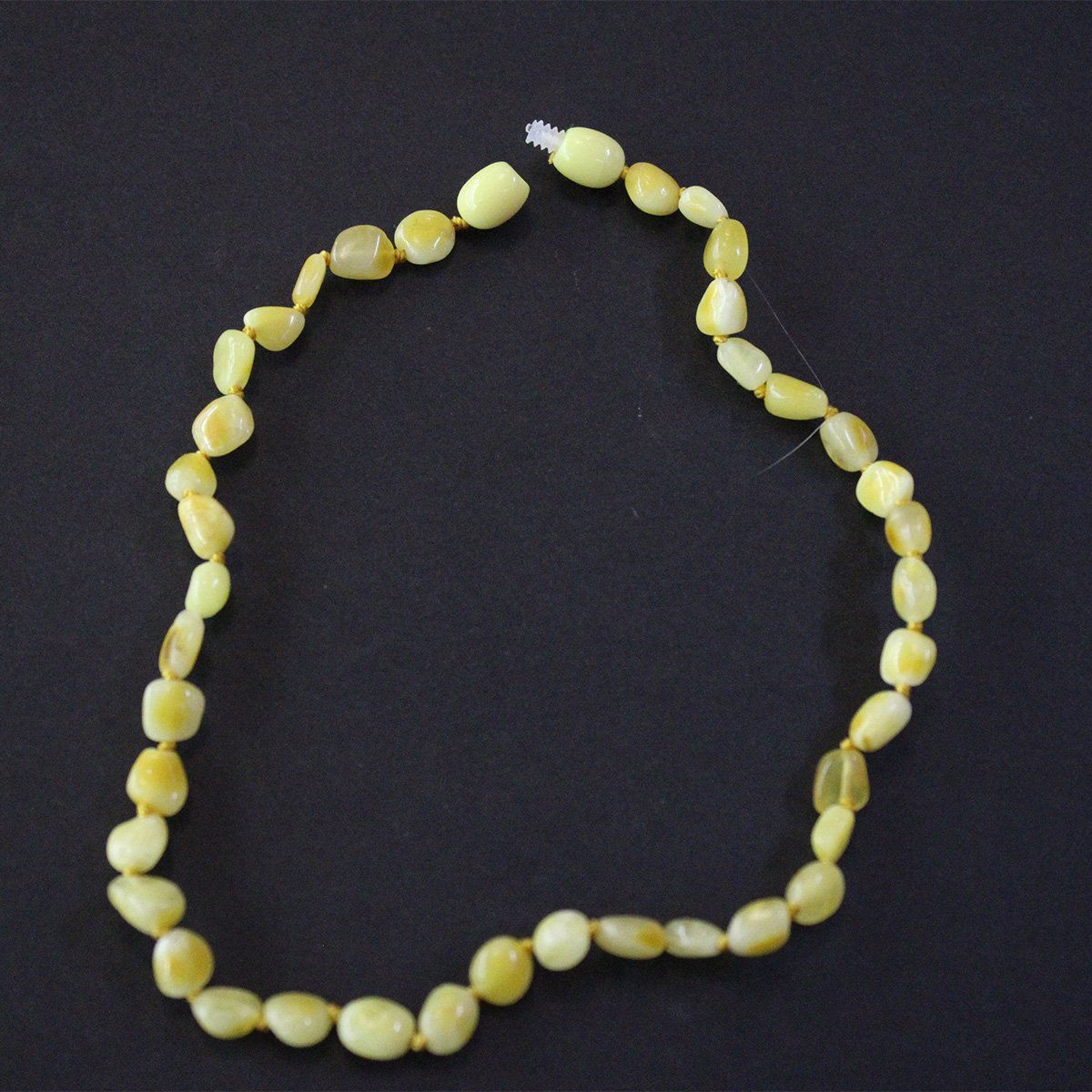 Damla Kehribar Sarı Bebek Kolyesi 5 (gr)