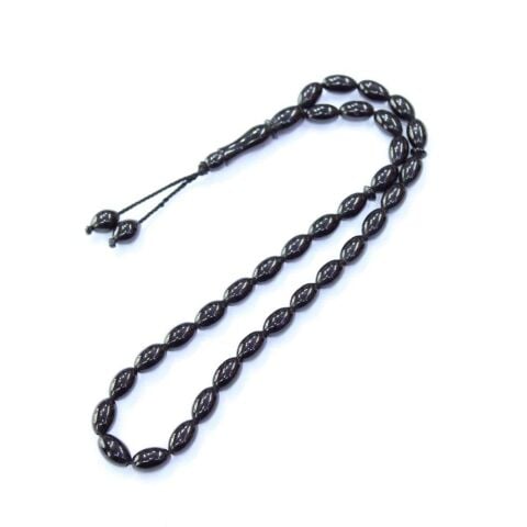 Oltu Taşı Tespih Yumurta Kesim 6,5*11 (mm)