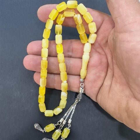 Yarım Ay Kaliningrad Damla Kehribar Tespih 6,5*9 (mm)