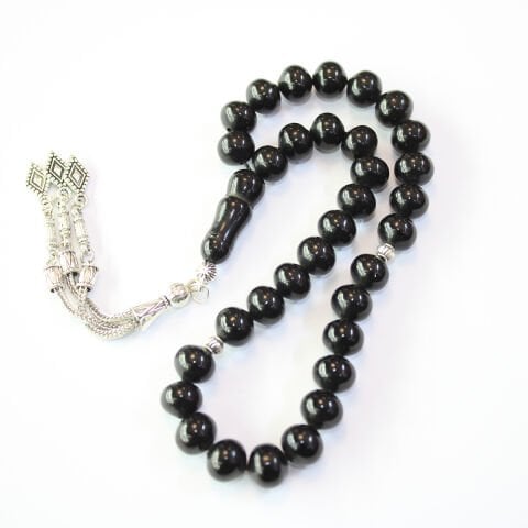 Oltu Taşı Tespih İstanbul Kesim 10 (mm)