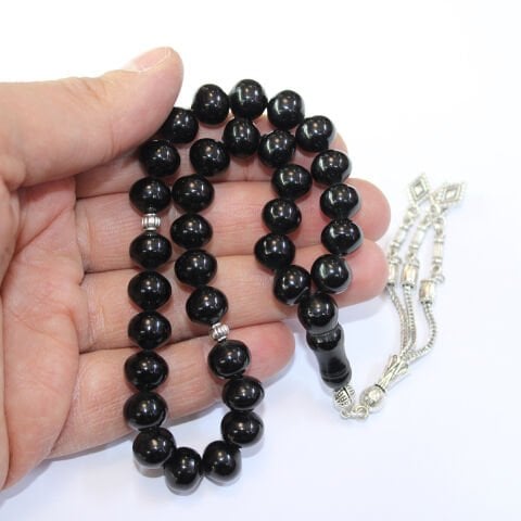 Oltu Taşı Tespih İstanbul Kesim 10 (mm)